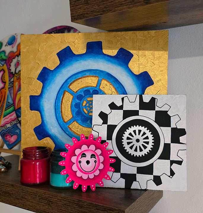 A GEAR A DAY (Day 4 - Gear #4) Original Gear Painting