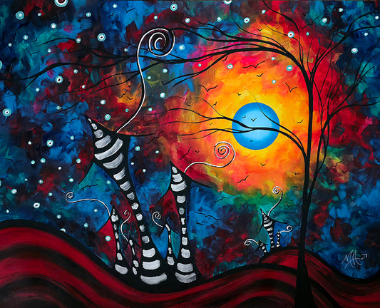 Throwback Thursday Original Painting "Firestorm"