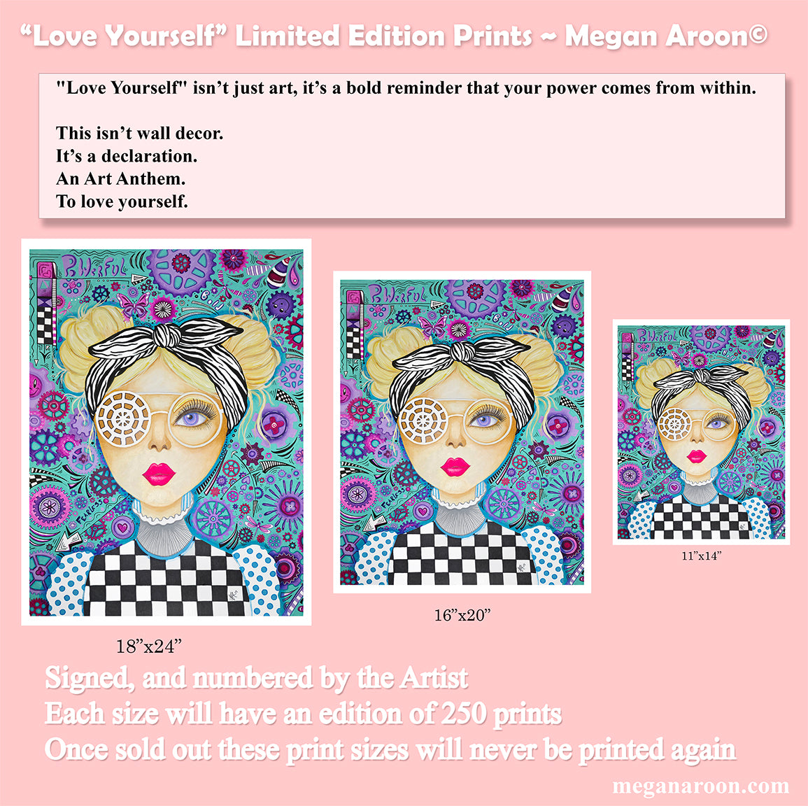 "Love Yourself" Age of Women Limited Edition Prints