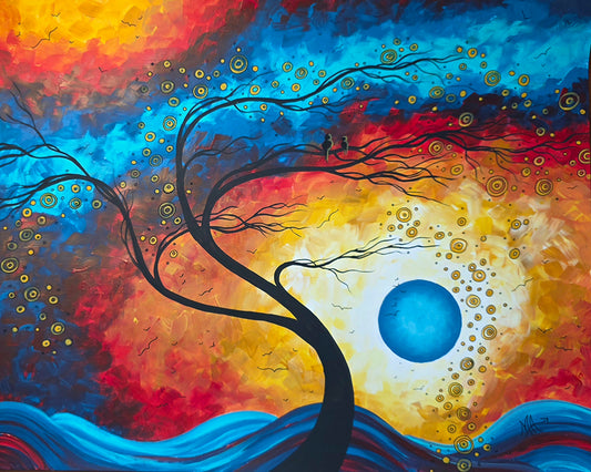 Throwback Thursday Original Painting "Jupiter Rising"